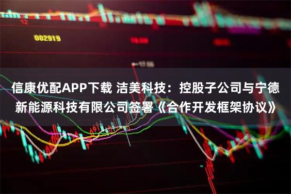 信康优配APP下载 洁美科技：控股子公司与宁德新能源科技有限公司签署《合作开发框架协议》